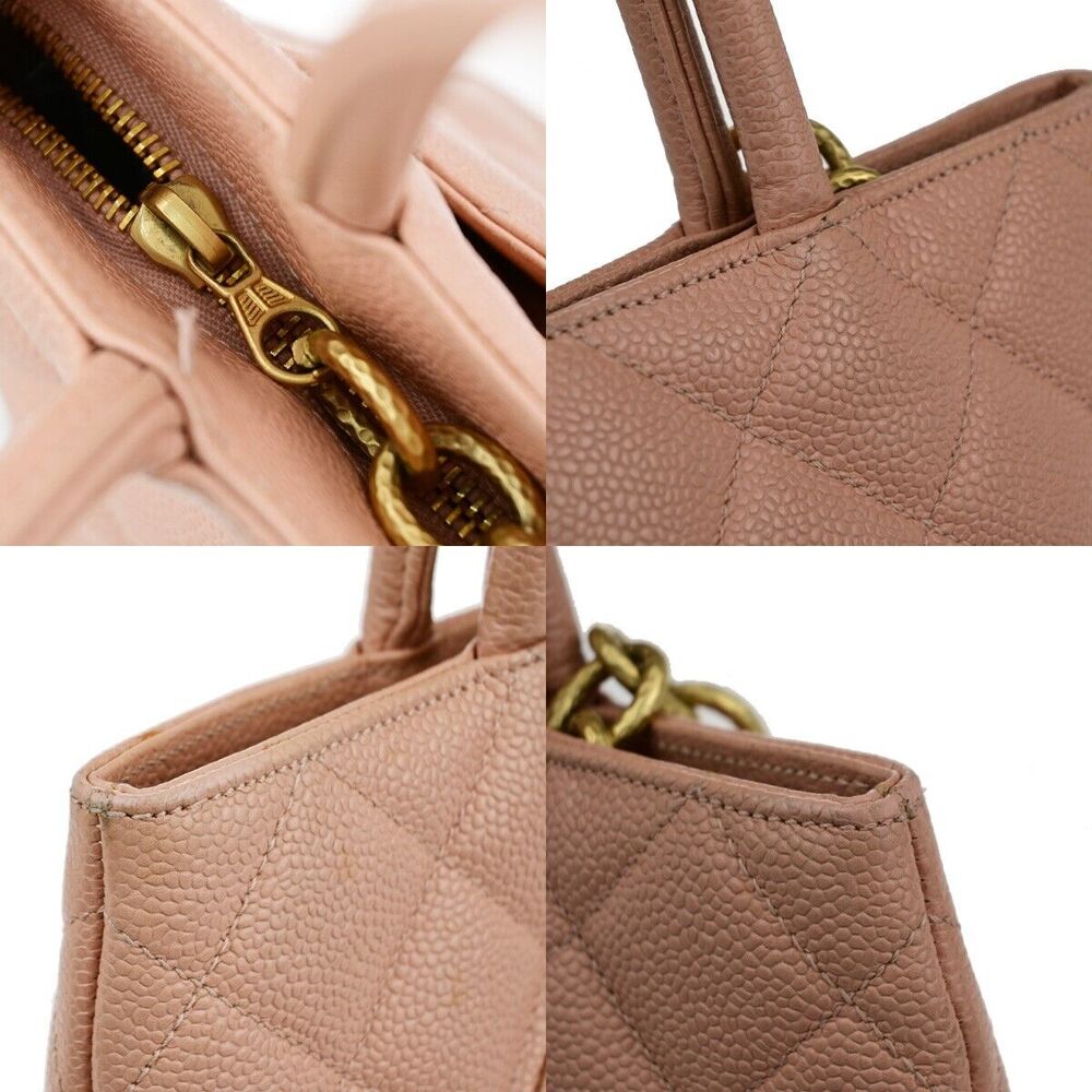 Chanel Cc Logo Medallion Shoulder Tote #127941C16B - Picture 9 of 15